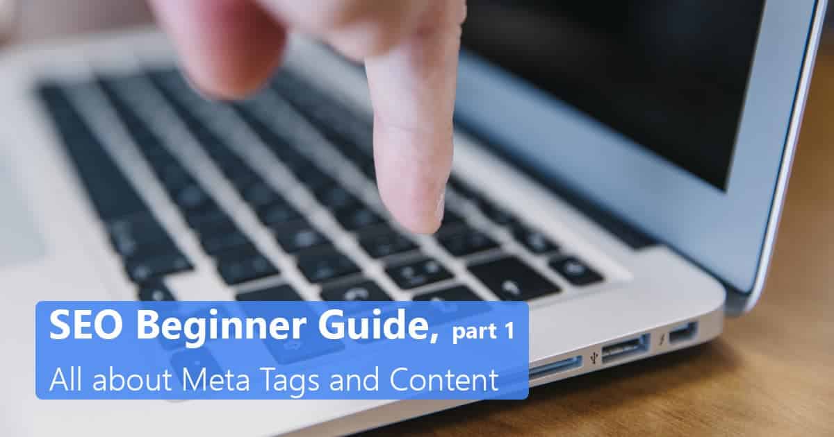 SEO Beginner Guide, Part 1, all about Meta Tags and Content